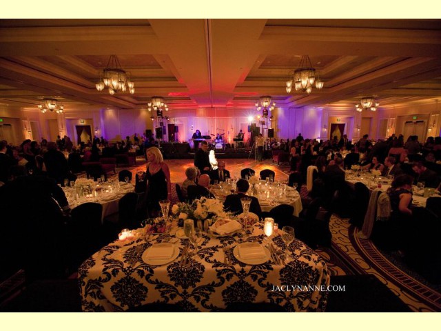 Picture of the whole venue with stage in the back